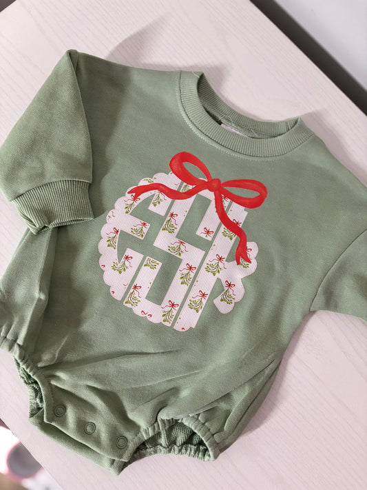 Scallop Christmas Monogram