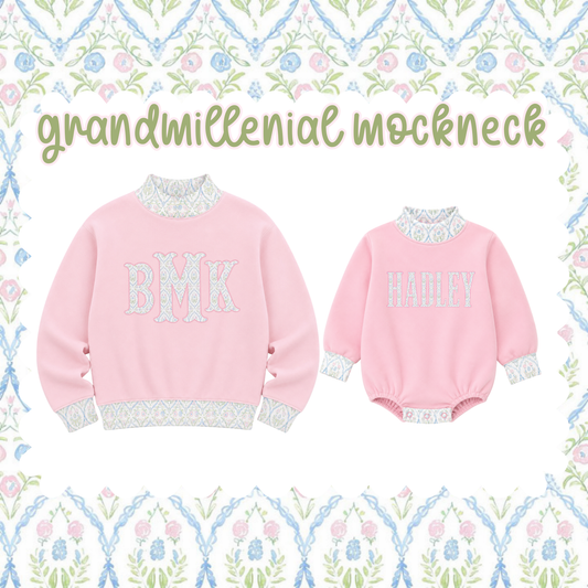 grandmillenial mockneck